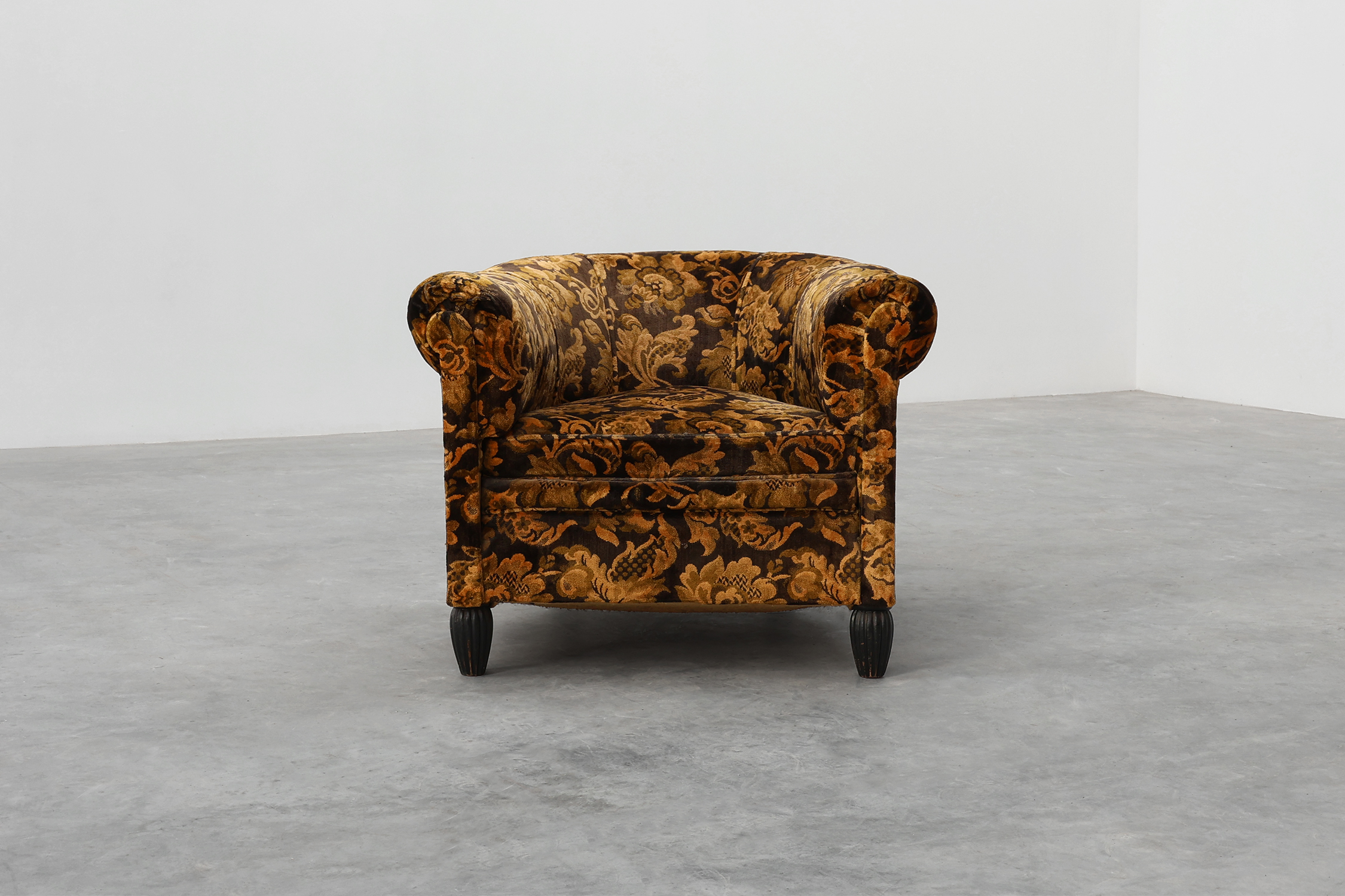 French Art Deco Fauteuil with original Upholstery, 1920sthumbnail